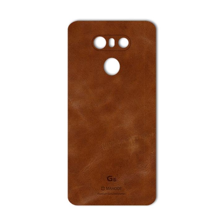 برچسب تزئینی ماهوت مدل Buffalo Leather مناسب برای گوشی LG G6 MAHOOT Buffalo Leather Special Sticker for LG G6